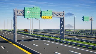 How to build Minecraft Highway Tutorial