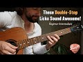 These Double Stop Licks Sound Awesome! - Blues Guitar Soloing Tutorial