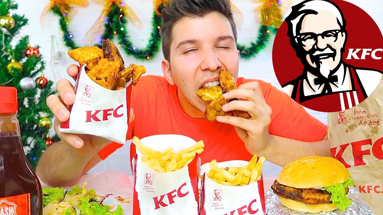 KFC Chicken • MUKBANG - YouTube