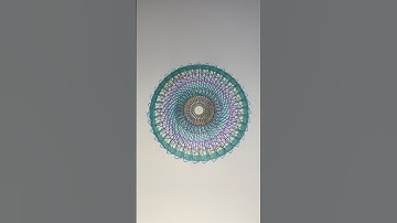 Hypnotic Spirograph Patterns for Instant Calm: Find Your Peace #spirograph #viral #shorts #asmr