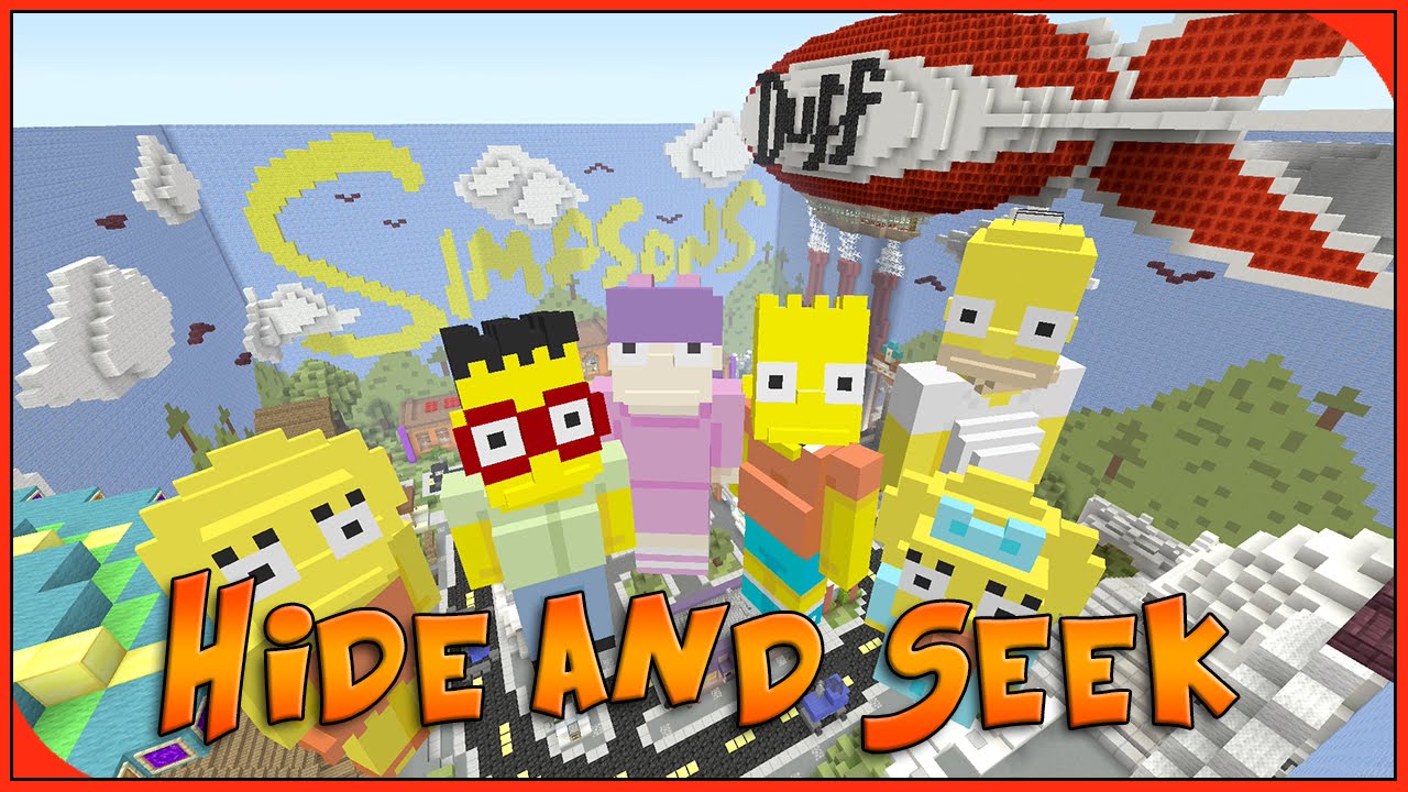 Minecraft Xbox Hide And Seek Simpsons Minecraft Xbox Hide And Seek Simpsons