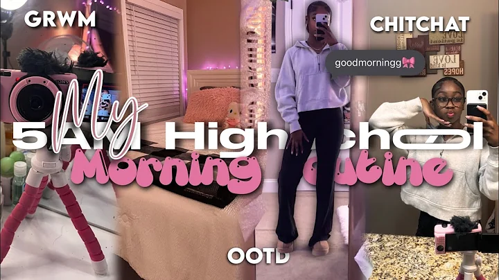 MY REALISTIC 5AM HIGHSCHOOL MORNING ROUTINE | chitchat, ootd, grwm, skincare, etc