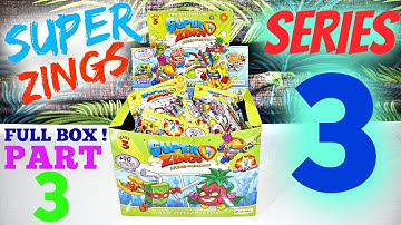 Super Zings series 3 FULL BOX ! (Mega Unboxing) Part 3