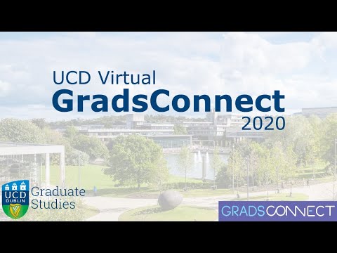 UCD Virtual GradsConnect Welcome 2020