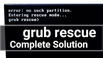 Fix Error unknown filesystem Grub rescue mode