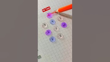 Nối giọt nước lần lượt từ 1 đến 10 #shorts #iqtest #quiz #games #test #questions