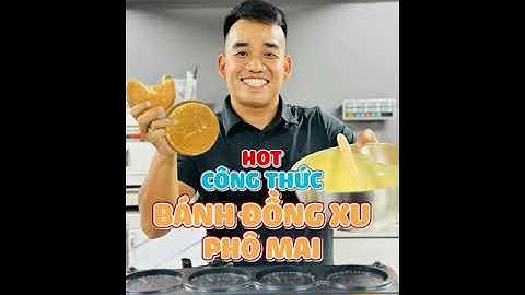 Cách trộn bột bánh đồng xu phô mai kéo sợi