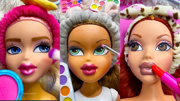 ASMR Satisfying with Unboxing & Review Mannequin Makeup Brand Glow up Skincare Sounds Video Fast