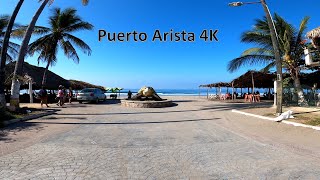 Puerto Arista, Chiapas 4K | Walking Tour