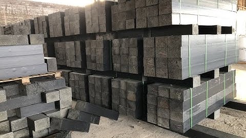 Railway sleepers making machine