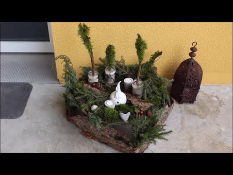 Diy: advent weihnachten deko 2015 für aussen / aussendeko youtube