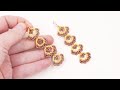 Beaded seed beads Earrings - Free Beading Tutorial by Sidonia