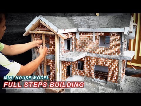 Building Dream Mini House model with bricks | Full steps as
