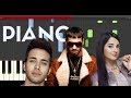 Babalu Anuel AA Prince Royce Becky G Piano Midi tutorial Sheet app Cover Karaoke