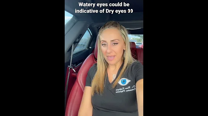 Watery eyes could be caused by Dry eyes…