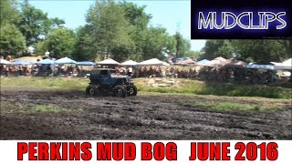 Perkins Mud Bog - A.j. Gancis Bottomed Out Cj Jeep Plays In The Mud Pit June 2016