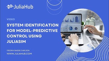 System identification for Model-Predictive control using JuliaSim