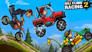 Hill climb racing 2 mod apk v1.59.3 😱| Hill climb racing 2 - Android gameplay | Android games 2024 screenshot 1