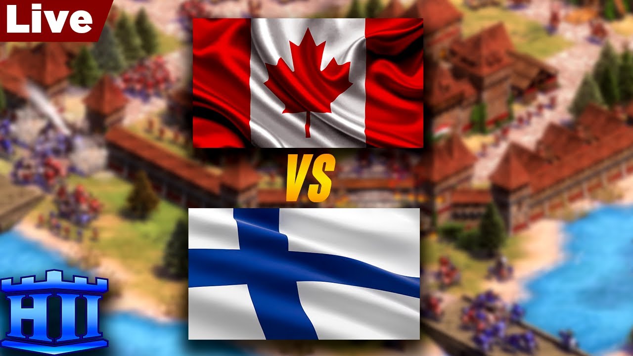 Canada vs Finland Bo7 Winners Finals 15000 Nations Cup AoE2 YouTube
