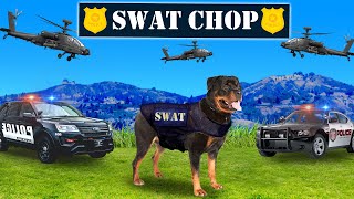 CHOP Joined SWAT Police in GTA 5 (Part 2)