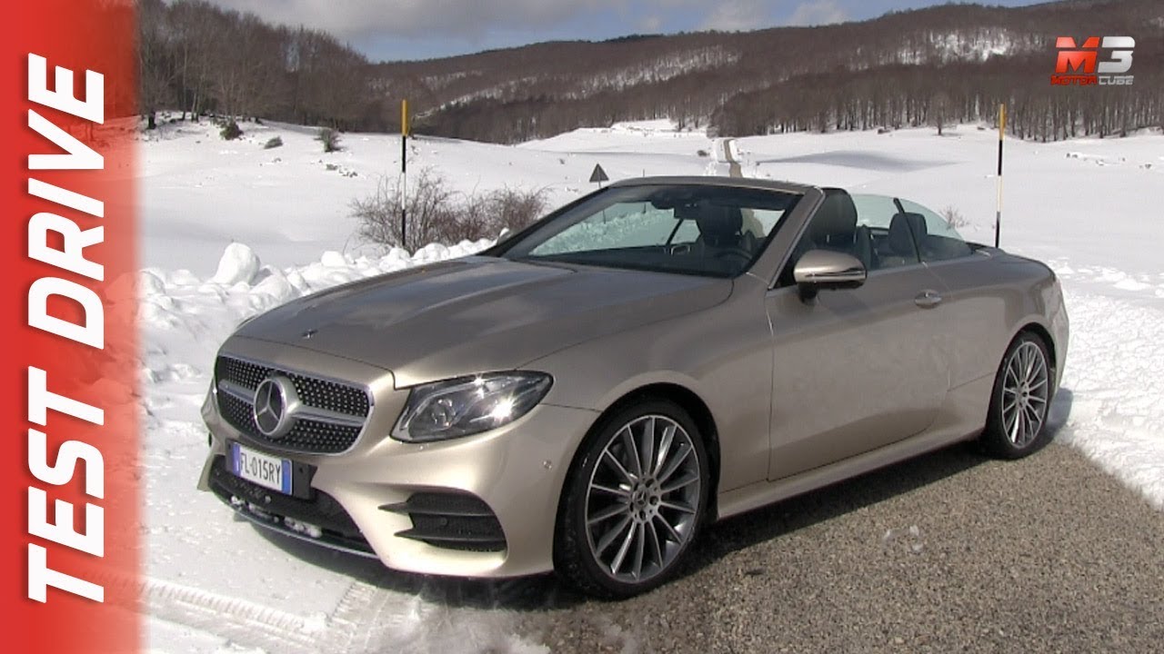 new mercedes classe e cabrio 2018 snow test drive new mercedes classe e cabrio 2018 snow test drive
