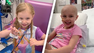 Little Girl With Bone Marrow Cancer Cuts Her Own Hair 💞