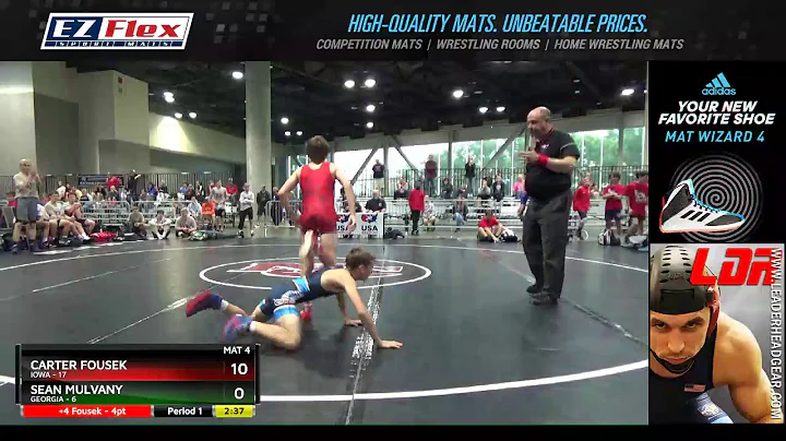 Mat 4 94 Carter Fousek Iowa Vs Sean Mulvany Georgia