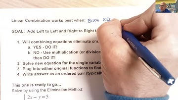 A2H - Notes 10.1.2 - Systems of Linear Equations - Elimination Method