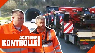 NICHT GENEHMIGT! Schwertransport passt nicht durch TUNNEL! |2/2| Kabel Eins | Achtung Kontrolle