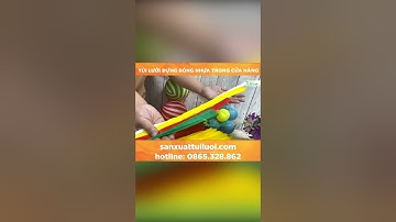 Túi lưới đựng bóng nhựa trong siêu thị/sanxuattuiluoi.com #shorts