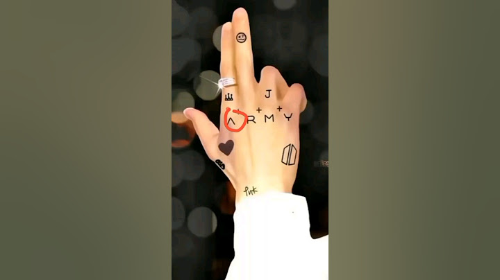 Bts Army Name In Jk Hand #shorts#kpop#yt