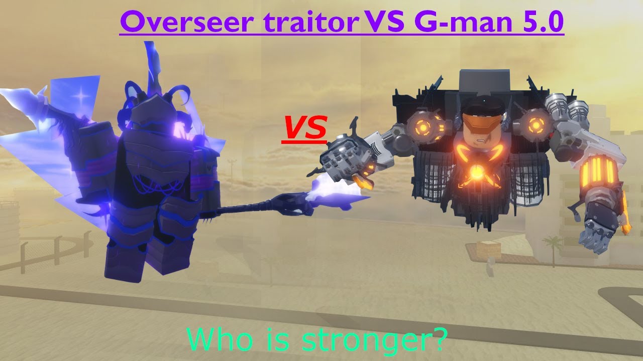 - Смотритель-предатель против G-man 5.0! - (Защита Скиби)