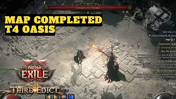 Path of Exile 2 - Chronomancer Incinerator Clears T4 OASIS Map | Endgame Mapping on Steam Deck