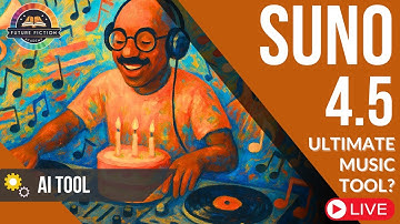 SUNO 4.5 Is Here! AI Music for Authors & Creatives (Live Demo)