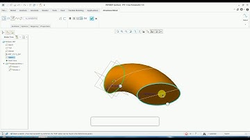 Creo Parametrics - Rotational Blend