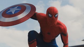 Spider Man Fight Scene & More In Civil War 4K Imax 60Fps