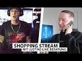 Justin reagiert auf Montes Shopping Stream (und hilft ihm) | Reaktion