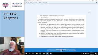 CIS3332 Chapter7 Part2