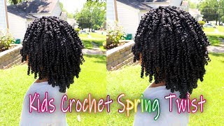 HOW TO | KIDS CROCHET SPRING TWIST HAIR TUTORIAL | UNIQUERENEE | DORENEE BEAUTY SUPPLY