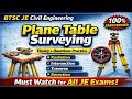 Plane Table Surveying Complete (All Methods) | BTSC JE Civil Engineering 2026