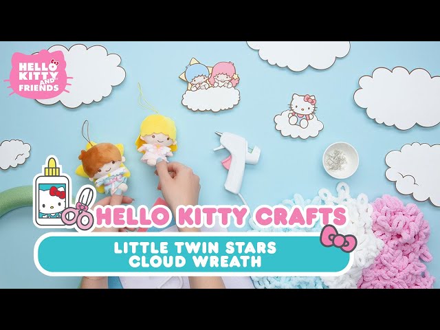 Sanrio DIY Coloring Paper Craft Set - Little Twin Stars