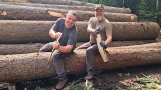 Vom Baum zum Boot! XXL Bushcraft-Projekt mit @FelixImmler & @RoccoHartwig-Bushcraft