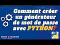 Gnrateur de mot de passe avec python