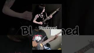 #metallica #blackened @metallica @ElenaVerrier #basscover #guitarcover