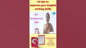 (TIP 5 - Part 1) 10 Excellent Tips to Improve your English Writing Skills | Writing with Ease