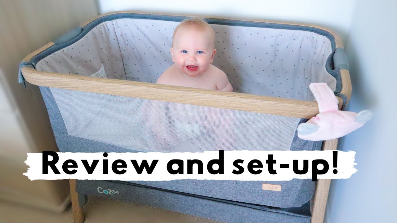 Tutti Bambini Cozee Bedside Crib Review and SetUp YouTube