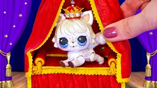 👑 Мой кот КОРОЛЬ  💖 Леплю МИНИ Аксессуары для КОШЕК 😍 FIMO Мастер класс Анна Оськина