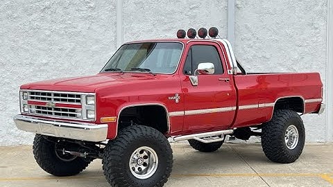 1986 Chevy K10 Walk Around Video