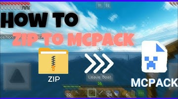 How to Convert Zip file To Mcpack in Minecraft PE | Zip to mcpack | MCPE