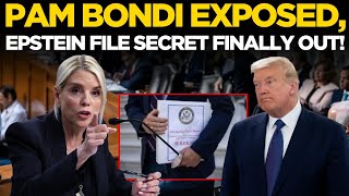 Pam Bondi LIVE | Pam Bondi Reveals Epstein File Secrets, Congress Never Wanted Released | Trump News